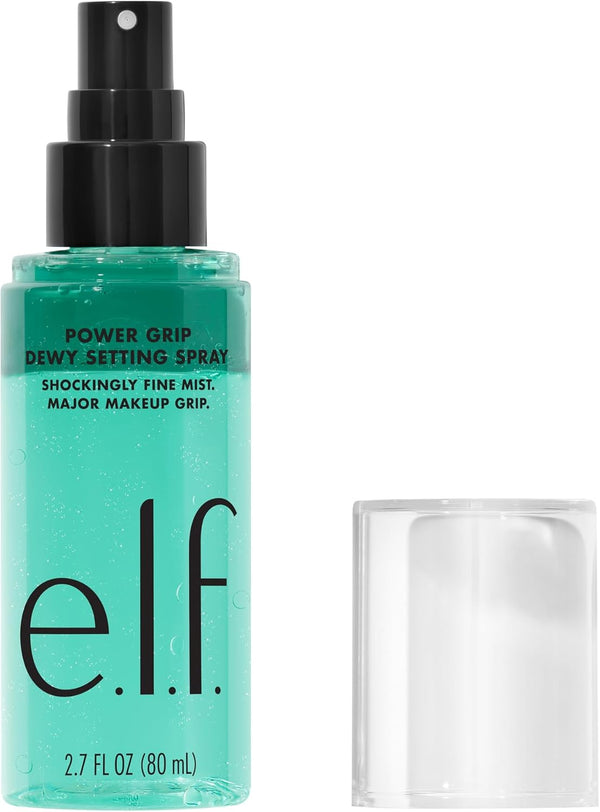 Power Grip Dewy Setting Spray, Ultra Fine & Long-Lasting Formula, Fixes Makeup for a Hydrated, Dewy Finish, Vegan & Cruelty Free