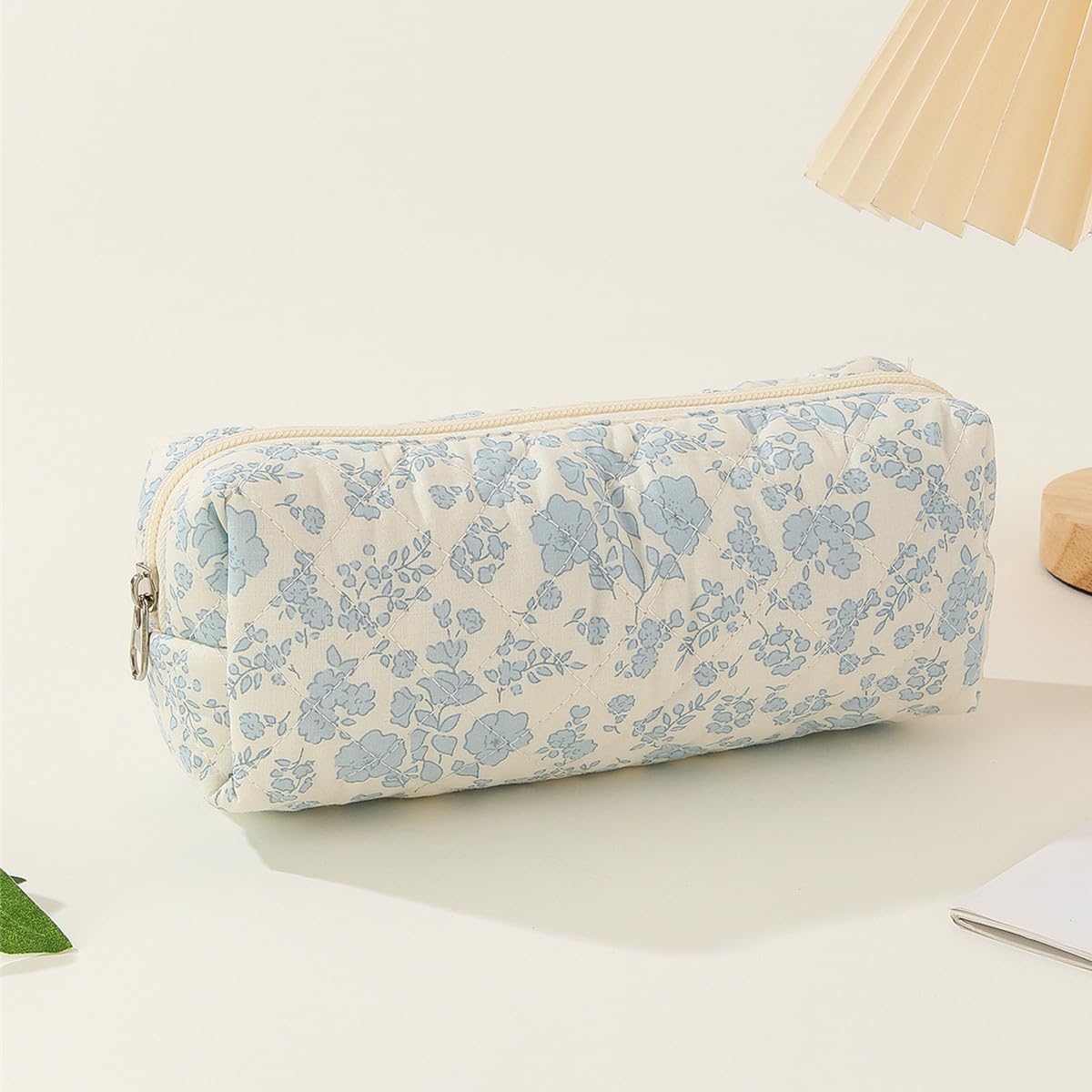 Cute Pencil Case Aesthetic Student Pouch Yellow Bow – image 2