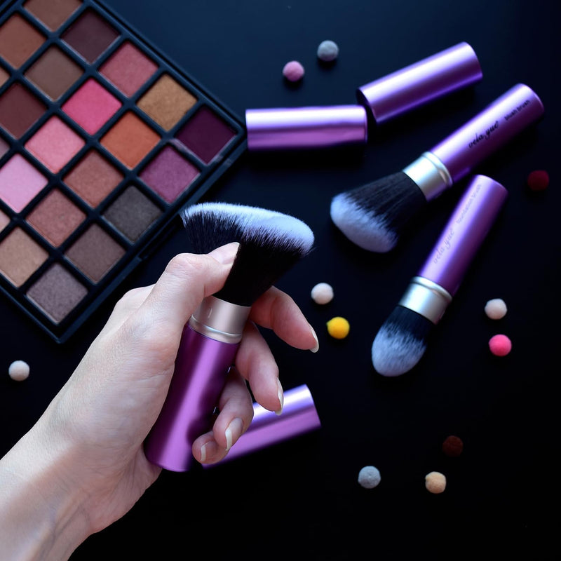 Vela.Yue Retractable Foundation Brush Travel Face Makeup Brush