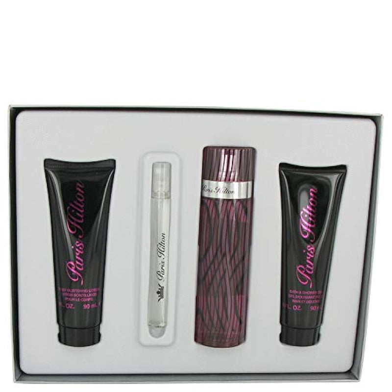 Paris Hilton Set For Women Eau De Parfum, 100 ml + Mini, 10 ml + Body Lotion, 90 ml + Bath & Shower Gel, 90 ml