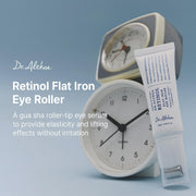 Retinol Flat Iron Eye Roller - 25ml Firming & Lifting Retinol 0.1% / Bakuchiol