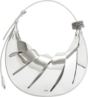Women's Jana Hollow Out Shoulder Bag - Silver