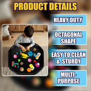 Small Mixing Tray Black 70cm x 70cm Plastic Tuff Spot Board Kids Messy Activities