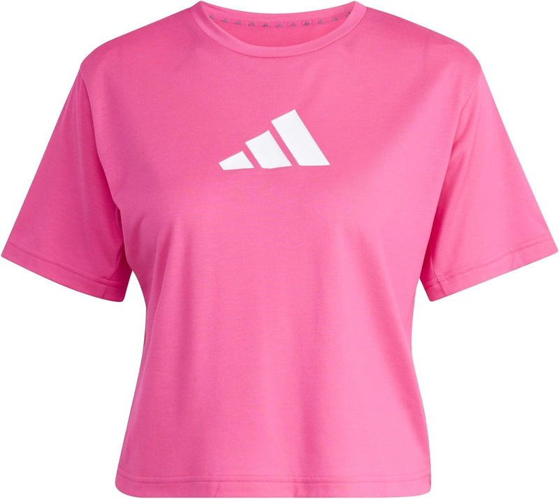 Women Train Essentials Big Logo Performance Training T-Shirt - Pink