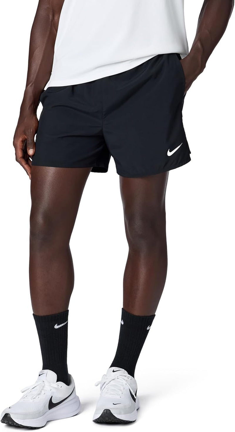 mens Dri-Fit CHALLENGER 5BF Shorts (pack of 1) - BLACK/BLACK/BLACK/(REFLECTIVE SILV)