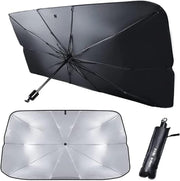 helloleiboo Showay Car Windshield Sun Shade UV Rays and Heat Sun Visor Protector Foldable Reflector Umbrella brella Shield - 53 * 31 inches