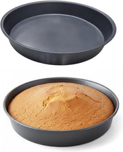 Non-Stick Round Cake Pan 24cm with Lock Baking Pan Leakproof Oven Bakeware for Cakes, Cheesecakes & Desserts