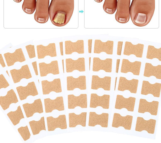 Multi-Purpose Nail Repair Patches 50Pcs, Nail Repair Toenail Treatment for Nail Fungus Damage, 8-Hour Treatment Restores Healthy Appearance