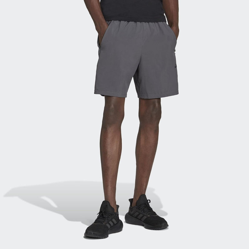 adidas mens TR-ES WV SHO GREFIV/BLACK IC6978 TRAINING SHORTS for Men Shorts