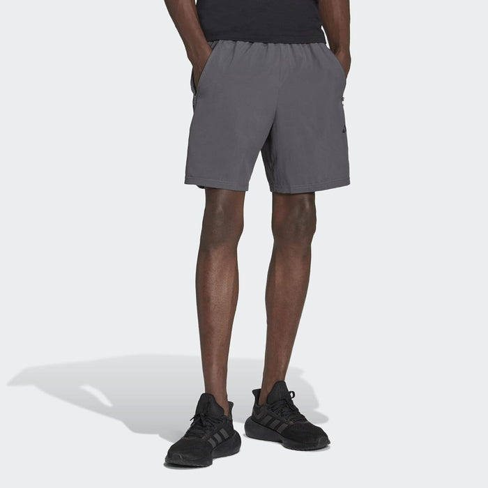 adidas mens TR-ES WV SHO GREFIV/BLACK IC6978 TRAINING SHORTS for Men Shorts