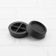 VGOL 8pcs Washing Machine Rubber Feet Pads Anti-Vibration 20mm Risers for Heat Pump Dryer Vented Black