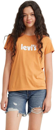Womens The Perfect Tee T Shirt, Yellows/Oranges, L - Yellows/Oranges