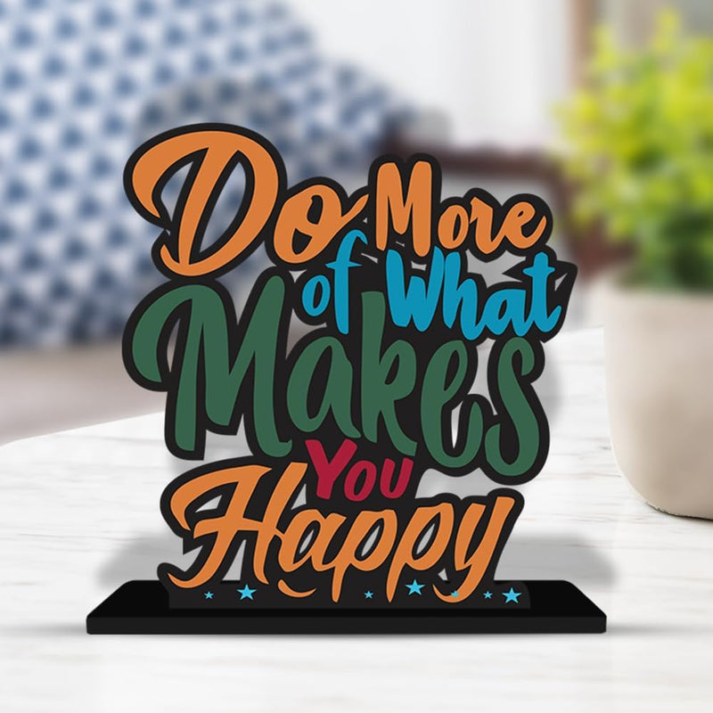 Artvibes Wooden Idols and Figurine Good Food is Good Mood Restaurant Cafe Quotes Table Decoration for Office Desk | Home Decor | Living Room | Modern Art Wood Showpiece Gift Item (SP_1128N)