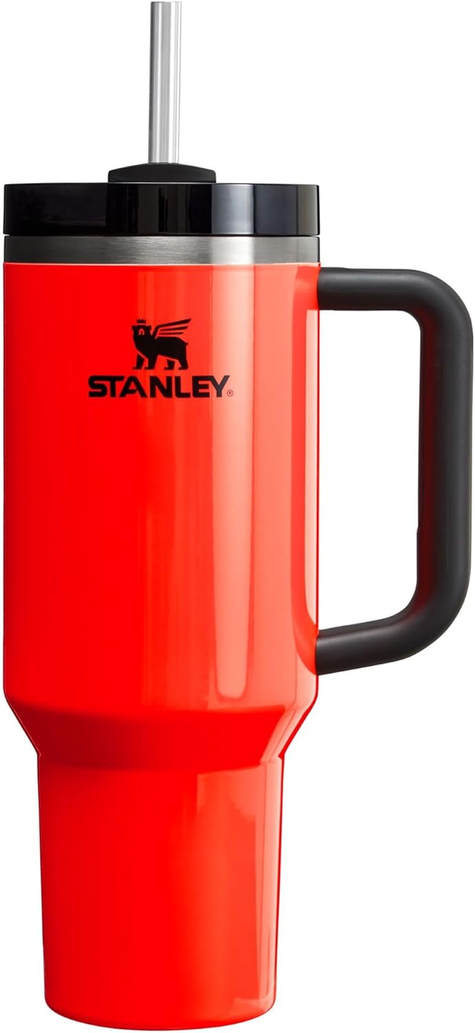 Stanley Quencher H2.0 Tumbler with Handle & Straw 40 oz | Twist On 3-Way Lid | Cupholder Compatible for Travel | Insulated Stainless Steel Cup | BPA-Free | Seafoam