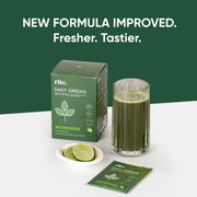 Daily Greens Drink Mix (New Recipe) I 40 Advanced Greens, Superfoods and Electrolytes, Vegan & Gluten Free, No Added Sugar, Advanced Natural Formula, Lemon flavor (Pack of 15)