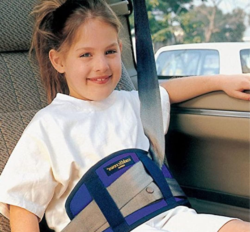 Khazna Child Seat Belt Adjuster, Car Child Seatbelt Adjusters, Car Seat Strap Cushions, Kids Travel Accessories for Baby Kids Infant Car Comfort and Safty, Blue