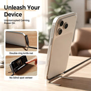 Sideways Phone Charger, 240W Fast Charging Cable with Rotatable Phone Holder Stand, 360-Degree Rotation, 1.5 Meter Sideway Gaming Charger (Type C to Type C) - USB Type C