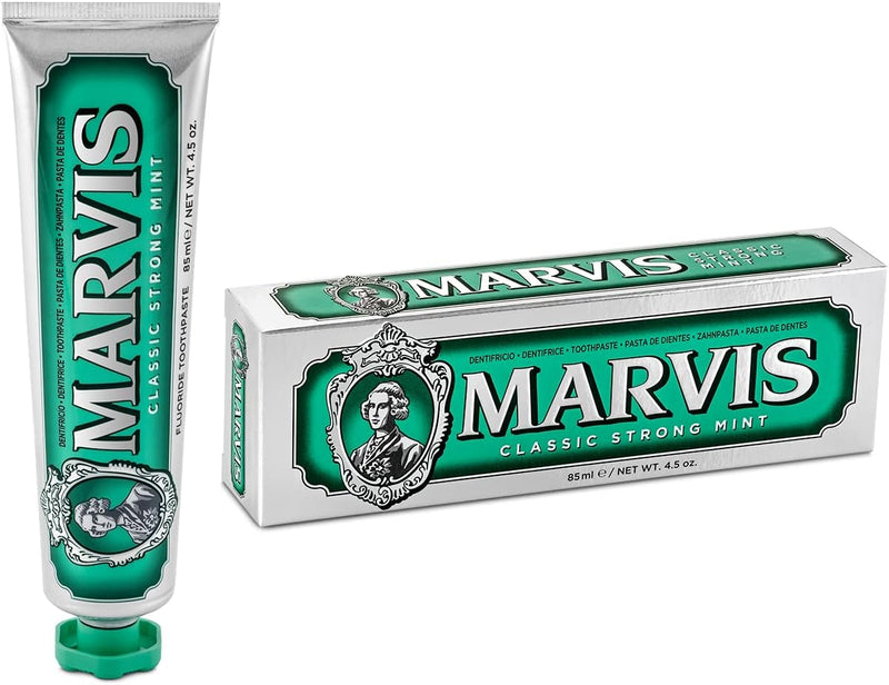 Whitening Mint Toothpaste With Xylitol 85ml/4.4oz - Strong Mint 85 ml (Pack of 1)