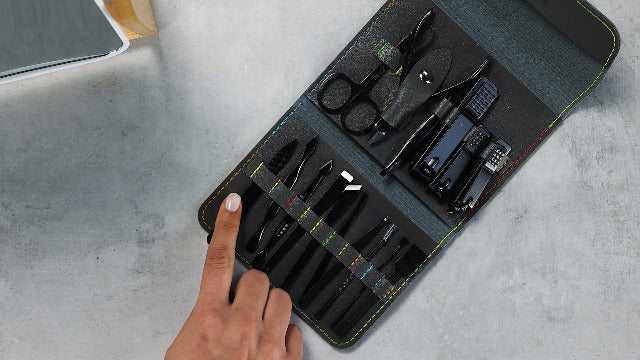 Sky-Touch Nail Clipper Set 16Pcs, Manicure Set Stainless Steel Professional Nail Clippers Pedicure Tools For Hand Foot & Face Care Gift For Men Women Friends And Parents
