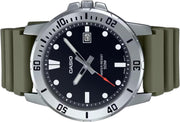 Men's Watch - MTP-VD01-3EVUDF Black Dial, Green Band