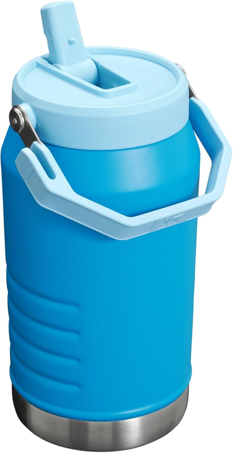 Stanley IceFlow Stainless Steel Water Jug with Straw, Vacuum Insulated Water Bottle for Home and Office, Reusable Tumbler with Straw Leakproof Flip