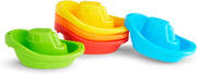 Munchkin 5-Pack - Fleet of Colorful Bath Boats Fun & Educational Bath Toy Set
