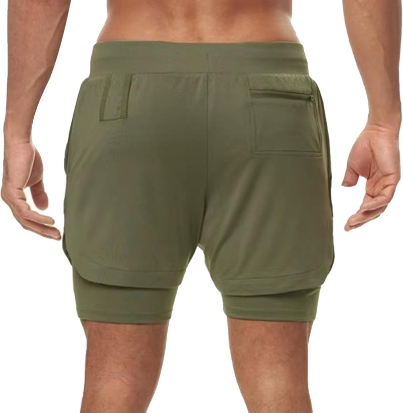 Dress Cici Gym Shorts for Men, Men's Activewear Running Shorts,Drawstring Gym Shorts Men, 2 Layer Loose Athletic Shorts with 4 Pockets