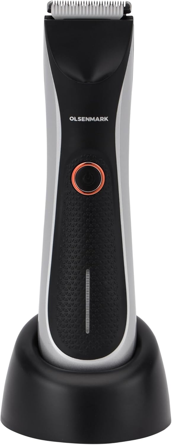 Olsenmark Hair Groomer and Trimmer- OMTR4105, Li-ion Battery and 60 min Working Time, Quick USB Charge, Detachable Blades and Waterproof, LED Indicator