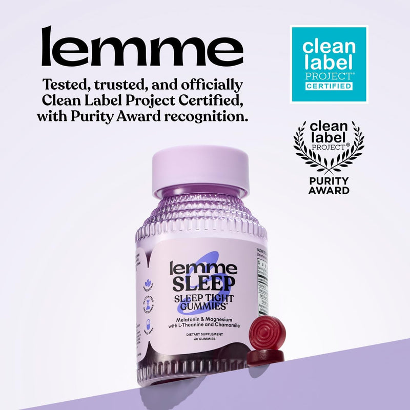 Sleep Gummies with 5mg Melatonin, Elderberry, Magnesium, L-Theanine, Chamomile and Lavender, Drug-Free Nighttime Sleep Aid, Vegan, Gluten Free, Gelatin Free, Non GMO, Berry Flavored (60 Count)