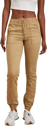 Womens AE Next Level High-Waisted Jegging Jogger Pants - Brown