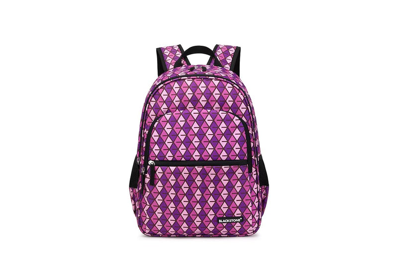 BLACKSTONE School Bag Backpack Luxury Design for Kids, 3 Compartment Large Capacity Student Bookbag, School Bag for Boys Girls Teens MNB9310