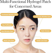 Retinal Boosting Eye Mask, Hydrogel Under Eye Patches with Peptides for Dark Circles, Puffiness, Fine Lines, 60 Patches