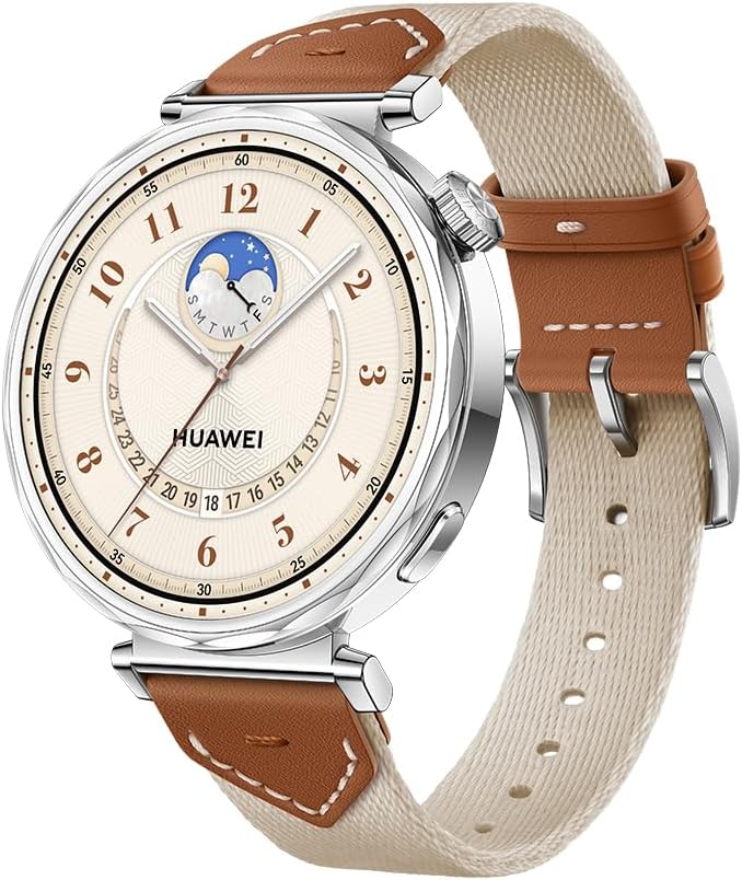WATCH GT5 41mm Smartwatch, upto7 Days Battery Life,Sharp-Edged Design Watch, Health Tracking, iOS & Android Compatible, 3 Months HUAWEI Care+, Brown