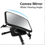 Enliansgo Baby Car Mirror, Seat Safely Monitor Infant Child in Rear Facing Seat, Large Shatterproof Baby Car Mirror,Baby Car Mirror for Back Seat Rear View Baby Mirror For Car,Child Safety Car Seat Ac