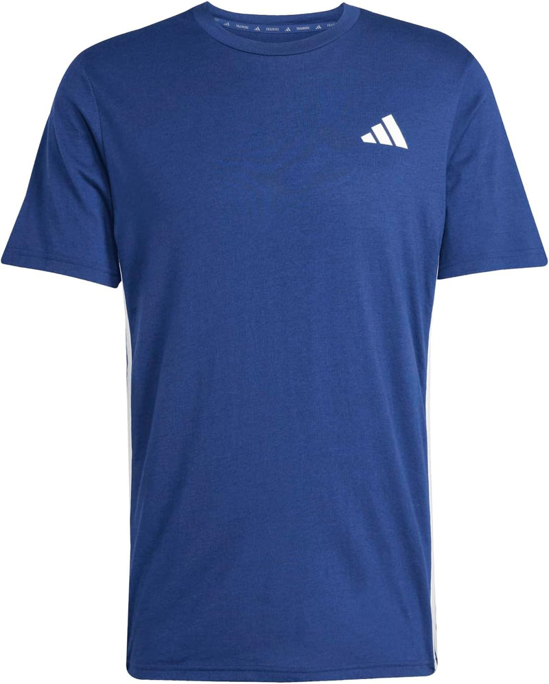 Men Train Essentials Training Feelready 3-Stripes T-Shirt - Blue