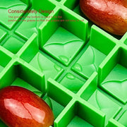 Fruit Container Holder Cutter, 16 Compartments Finger Safe Tomato Slicing Tool, Food Grade Material, Cutting 16 Pieces in Second, Half or Quarter Cutting Tool for Salad and Kids Baby Toddler Snacks