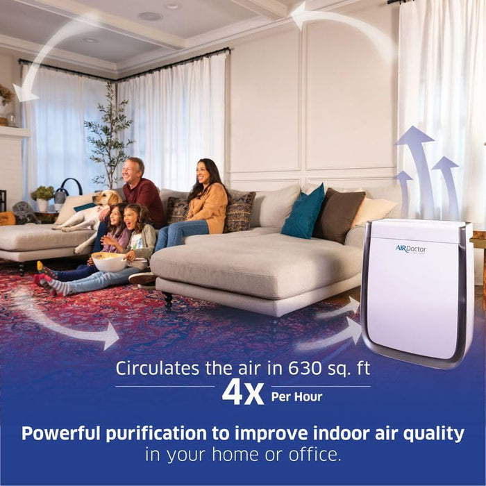 AIRDOCTOR AD3500 Air Purifier for Home and Large Rooms Up to 2,548 sq. ft NEW MODEL | UltraHEPA, Carbon, VOC Filters and Air Quality Sensor. Captures Particles 100x Smaller Than HEPA
