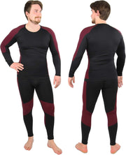 ALPIDEX Men's Functional Underwear Thermal Underwear Ski Underwear - Breathable, Warming and Quick Drying