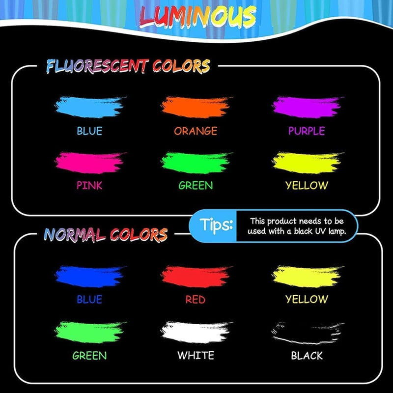 12 Colors Face Paint Crayons for Kids, Face & Body Paint Sticks, Halloween and Party Makeup, Non-Toxic Washable Face Painting, Water Based Twist up Face Painting Crayons