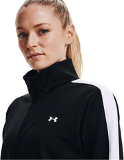 Womens Tricot Tracksuit Black / / White XXL .