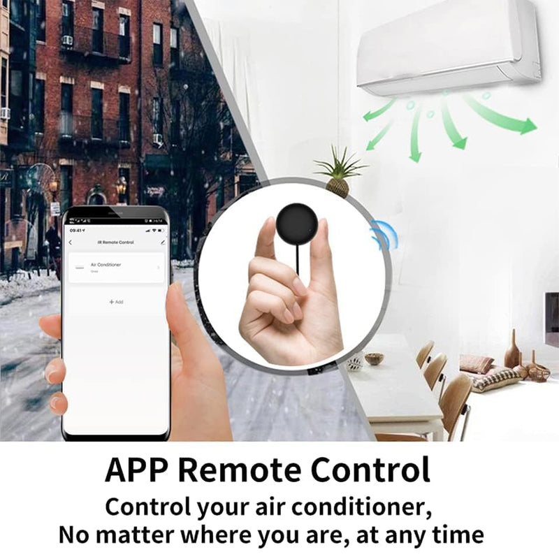 UanTii Tuya Smart Wifi IR Remote Controller Infrared Universal Remote Controller for Smart Home Control for AC TV Amazon Alexa and Google Home Siri Voice Control