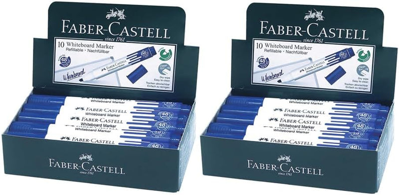 Faber Castell whiteboard markers 20 piece - Blue