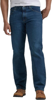 Wrangler Mens Classic 5-pocket Regular Fit Cotton Jean jeans - Military Blue