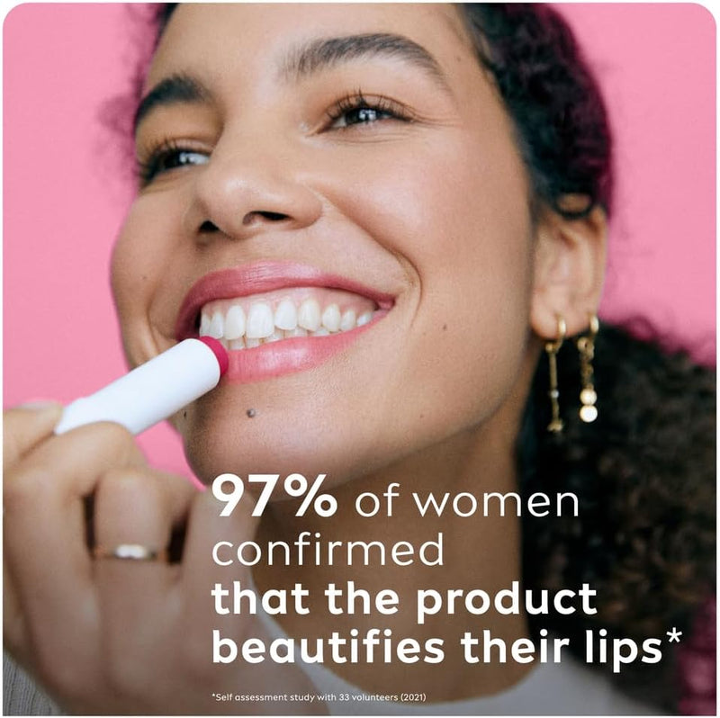 Cherry Shine Lip Balm, 24H Melt-In Moisture, with Shea Butter and Natural Oils Enriched with Vitamins, with Natural Ingredients, Mineral Oil Free, Vegan, 4.8g