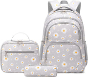 unisex-child Backpack backpack - 3pcs-gray