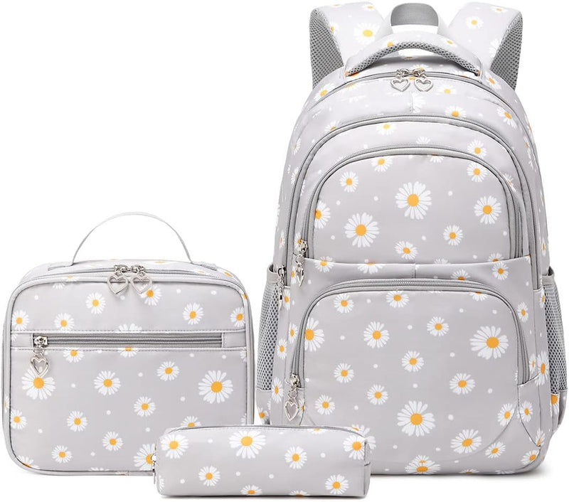 unisex-child Backpack backpack - 3pcs-gray