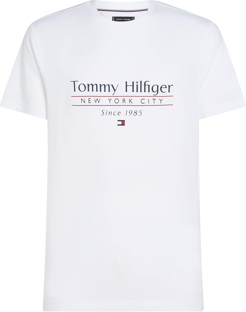 Tommy Hilfiger mens HILFIGER CENTER STACK TEE S/S T-Shirt