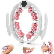 LIFE HACKS Manual Cellulite Massager Roller for Legs, Thighs & Arms Detachable Handheld Body Massage Tool for Lymphatic Drainage, Skin Firming & Smoother Appearance