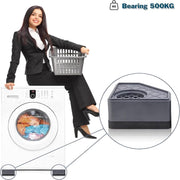 AtRyx Anti Vibration Pads for Washing Machine, 4pcs Washer & Dryer Pedestals Shock and Noise Cancelling Washing Machine Foot Pads, Washing Machine Support Stabilizer for Most Furniture, Protects Floor