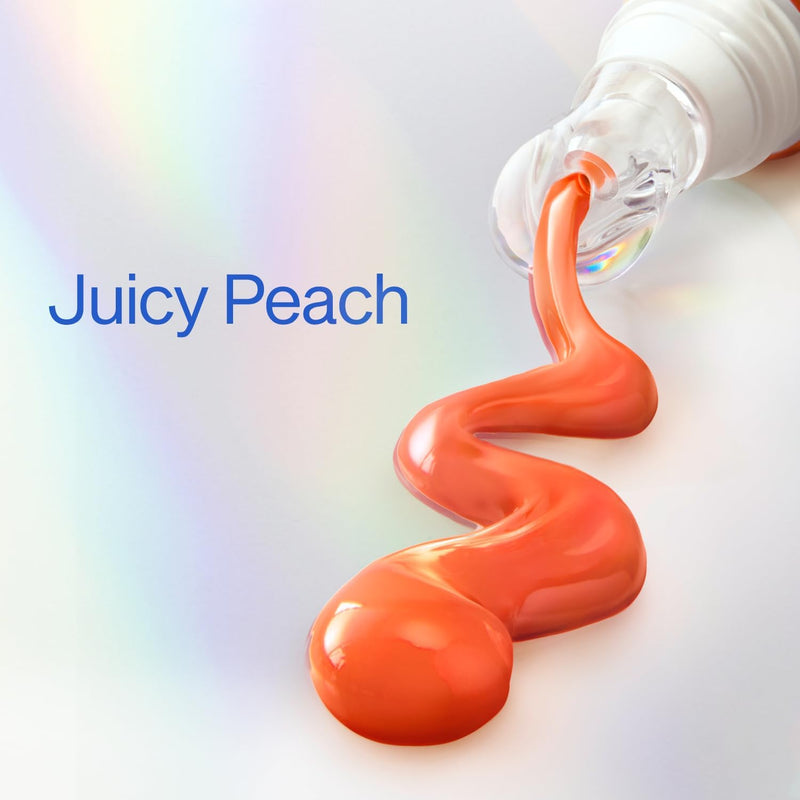 GlutaHya Serum Gloss Tinted Lip Care Juicy Peach Hyaluronic Acid & Glutathione for Plump Dewy Lips Instant Moisturisation, SPF 15, NonSticky 10 ml